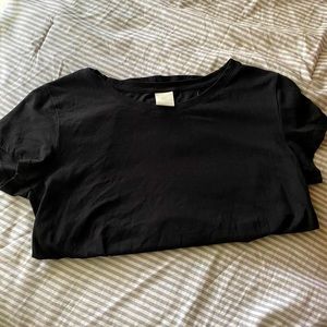 Plain black t-shirt